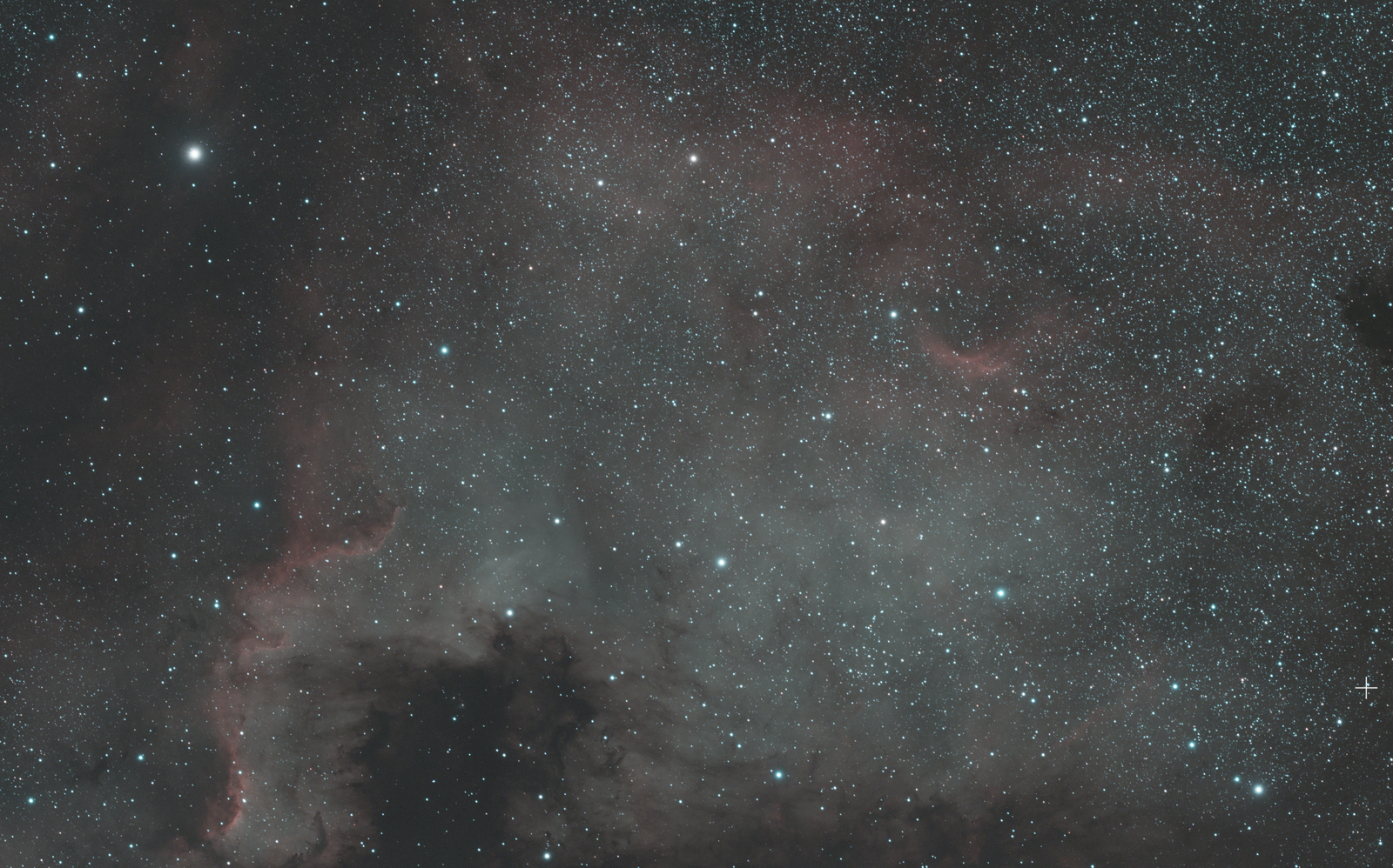 North America Nebula data as first opened in PixInsight
